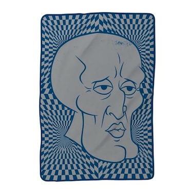 Franco Spongebob Squarepants Handsome Squidward Bedding Super Soft Micro Raschel Throw Blanket 62 in x 90 in Officially Licensed Product by Collectibles