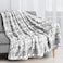 Wscdovf Elephant Blanket Soft Cozy Lightweight Gray Elephant Gifts for Women Adults Animal Boho Throw Blanket for Couch Sofa Bed Living Room Home Decor 50x60 inch