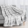 Wscdovf Elephant Blanket Soft Cozy Lightweight Gray Elephant Gifts for Women Adults Animal Boho Throw Blanket for Couch Sofa Bed Living Room Home Decor 50x60 inch