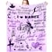 MIBDDK Dancer Gifts Blanket Dance Life Flannel Fleece Throw Blankets for Sofa Couch Bed Office All Season 50X40