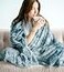 WOLF CREEK BLANKET Doublesoft Oversized Faux Fur Throw Blanket 60x80 Arctic Frost Blue Soft Fuzzy Fluffy Cozy Plush Furry Comfy Warm Home Decor for Couch Bed Chair Bedroom