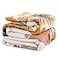 VANJOROY Boho Large Throw Blanket for Bed Couch 100 Organic Cotton Soft Queen ThrowFloral Butterfly Decor Fall Blanket for Sofa Quilt and Gift 80 x 90Beige