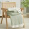AmÃlie Home Amlie Home Knit Throw Blanket Soft Chenille Cozy Breathable Pineapple Chunky Decorative Blanket for Couch Bed Sofa FrenchInspired Lightweight Warm Gift for Women Sage Green 50x60