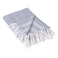 DII Herringbone Striped Collection Cotton Throw Blanket 50x60 Nautical Blue