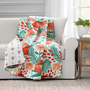 Lush Decor Poppy Garden Throw Blanket 50 x 60 Multi