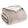 Bare Home Sherpa Fleece Blanket ThrowTravel Size Blanket for Bed Sofa and Couch Warm Lightweight Fluffy Soft Reversible ThrowTravel Light Taupe