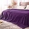 BEDELITE Fleece Blanket King Size Blankets for Bed Luxury Plush Cozy Fuzzy Blanket 108x90 inches Super Soft Warm Lightweight Throw Blanket All Seasons Suitable Purple