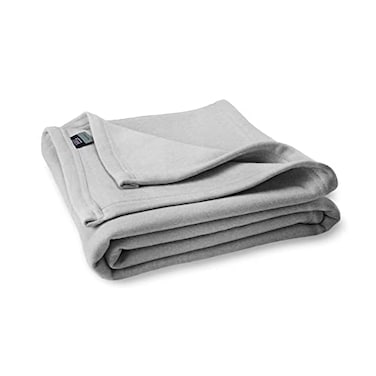 MV Sport Lightweight Sweatshirt Blanket Throw Warm Cozy Breathable Oversized Fleece Knit Couch Bed Travel Cold Nights and Outdoors Soft Light Weight Blanket 54 x 84 Heather