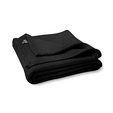MV Sport Lightweight Sweatshirt Blanket Throw Warm Cozy Breathable Oversized Fleece Knit Couch Bed Travel Cold Nights and Outdoors Soft Light Weight Blanket 54 x 84 Charcoal