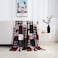 Elegant Comfort Velvet Touch Ultra Plush Christmas Holiday Printed Fleece ThrowBlanket50 x 60inch Patch Patchwork