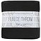 Trail maker 50x60 Throw Blankets Ultra Soft Hypoallergenic Fleece Fall Throw Blanket for Livingroom Couch Chair Bed Black