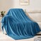 BEAUTEX Fleece Throw Blanket for Couch Sofa or Bed Throw Size Soft Fuzzy Plush Blanket Luxury Flannel Lap Blanket Super Cozy and Comfy for All Seasons Teal Blue 50 x 60