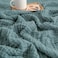 EMME Muslin Throw Blanket for Adults 100 Cotton Blankets for Couch 4Layer Summer Breathable Gauze All Season Soft and Lightweight PreWashed Teal 50x71