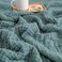 EMME Muslin Throw Blanket for Adults 100 Cotton Blankets for Couch 4Layer Summer Breathable Gauze All Season Soft and Lightweight PreWashed Teal 50x71