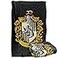 LOGOVISION Harry Potter Hufflepuff Crest Black Silky Touch Super Soft Throw Blanket 36 x 58Hufflepuff Crest