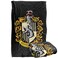 LOGOVISION Harry Potter Hufflepuff Crest Black Silky Touch Super Soft Throw Blanket 36 x 58Hufflepuff Crest