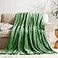 KMUSET Fleece Blanket Twin Size Emerald Lightweight Super Soft Cozy Luxury Bed Blanket Microfiber