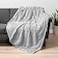 PAVILIA Pavilia Light Gray Fluffy Throw Blanket for Couch Twin Bed Super Soft Thick Faux Fur Sherpa Blanket 60x80