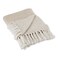 DII Woven Throw Collection 100 Cotton Basketweave 50x60 Stone
