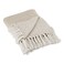DII Woven Throw Collection 100 Cotton Basketweave 50x60 Stone