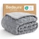 Bedsure Gentlesoft Sherpa Fleece Easter Blanket Twin Size for Bed Fluffy Cozy Cable Jacquard Tufted for Women Gift Thick and Warm Blanket for Winter Grey 60x80 Inches