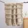 HORIMOTE HOME Ultra Soft PreWashed Quilted Boho Throw Blanket Ruffle Fringed Beige Decorative Throw Stone Washed Chic Rustic Blanket for Sofa Couch Bed Chair 50x 60