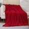 JIAHANNHA Red Throw Blanket Decorations Thin Fleece Blanket 50x60Super Soft Cozy Plush Throw Blanket for Couch Sofa BedWarm and Lightweight Bed Blankets for Adults