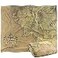 LOGOVISION The Lord of The Rings Blanket 50x60 Map of Middle Earth Silky Touch Super Soft Throw Blanket