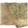 LOGOVISION The Lord of The Rings Blanket 50x60 Map of Middle Earth Silky Touch Super Soft Throw Blanket
