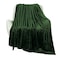 TOONOW Fleece Blanket Super Soft Cozy Throw Blanket 50 x 60 Lightweight Fuzzy Comfy Textured Flannel Blanket Warm Plush Throw Blankets for Couch Sofa Bed Olive Green