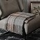 EP Mode 100 Pure Cashmere Throw Blanket for Sofa Classic Design with Gift Box Grey Tartan