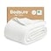 Bedsure 100 Cotton Throw Blanket for Couch 50x70 inches Cooling Breathable and Soft for Summer Waffle Weave Throw Blanket for Office White