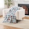 Berkshire Blanket Peanuts VelvetLoft Cute Character Snoopy Plush Throw BlanketPeanuts Snoopy Woof BlueThrow 55 in x 70 in Official Peanuts Product