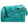 KMUSET Fleece Blanket Throw Teal Lightweight Super Soft Cozy Luxury Bed Blanket