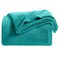 KMUSET Fleece Blanket Throw Teal Lightweight Super Soft Cozy Luxury Bed Blanket