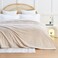 EXQ Home Fleece Blanket Queen Size for Bed or Couch 3D Imitation Turtle Shell Jacquard Decorative Blankets Cozy Soft Lightweight Fuzzy Flannel Blanket Suitable for All Seasons9090Beige