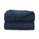 CozeCube Navy Blue Throw Blanket for Couch Soft Cozy Cable Knit Throw for Bed Sofa Living Room Lightweight Warm Decorative Farmhouse Christmas Blanket 50x60 Navy Blue