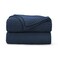 CozeCube Navy Blue Throw Blanket for Couch Soft Cozy Cable Knit Throw for Bed Sofa Living Room Lightweight Warm Decorative Farmhouse Christmas Blanket 50x60 Navy Blue