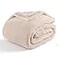 Berkshire Blanket Classic ExtraFluffy Plush Throw Blanket Soft Fuzzy Fluffy Long Hair Throw Blanket for Couch Sofa Bed Chino Khaki 50x60 Inches
