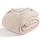 Berkshire Blanket Classic ExtraFluffy Plush Throw Blanket Soft Fuzzy Fluffy Long Hair Throw Blanket for Couch Sofa Bed Chino Khaki 50x60 Inches