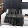 YUSOKI Long Faux Fur Throw Blanket for Sofa Couch2 Layers21lbAll AgesHome Decoration Morel50 x 60