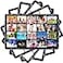 Kinlop 5 Pcs 59x40 Sublimation Blank Throw Blanket for Heat Press Printed Soft Flannel Nap Custom Blanket with Tassel for Adult DIY Home Decor20 Printable Photos Panel