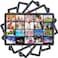 Kinlop 5 Pcs 59x40 Sublimation Blank Throw Blanket for Heat Press Printed Soft Flannel Nap Custom Blanket with Tassel for Adult DIY Home Decor20 Printable Photos Panel