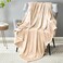 DREAMNINE Super Soft Fuzzy Fleece Throw Blanket for Couch Sofa 50 x 60 Decorative Solid Lightweight Velvet Blanket for Chair Cozy Accent Shaggy Micro Plush Flannel Blankets for Bedroom Dorm Beige