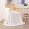 Linecooo Cream White Fleece Throw Blanket 5060 for Couch Sofa BedSuper Soft Cozy Plush Microfiber Flannel Blanket with Stripes Design Lightweight for AdultsWomanGirls