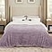 Bedsure Sherpa Blanket Queen Size for Bed Super Soft Cozy Fleece Thick Warm Blanket for Winter GentleSoft Home Room Decor Purple 90x90 Inches