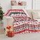 Gogreen Cozy Blanket Printed Twin Christmas Blanket 300 GSM Fleece for Home Decoration Ultra Soft Microfiber Twin 60 x 80 E