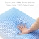 Berklan Harmony Pillow for Sleeping Elastic Grid Hex with 100 Natural Latex Core Breathable Pillow Cover Oversized 2755 inch Bouncy and Firm