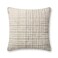 Loloi Chris Loves Julia Cricket Collection PCJ0013 BeigeBlack 22 x 22 Cover Only Pillow