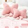 Mepherl Pink Bow Pillow12 Bow Shaped Pillow with Faux Rabbit FurSoft Bow Throw Pillows Aesthetic Bow Decorative Pillows for Bed Sofa Couch Home Decor